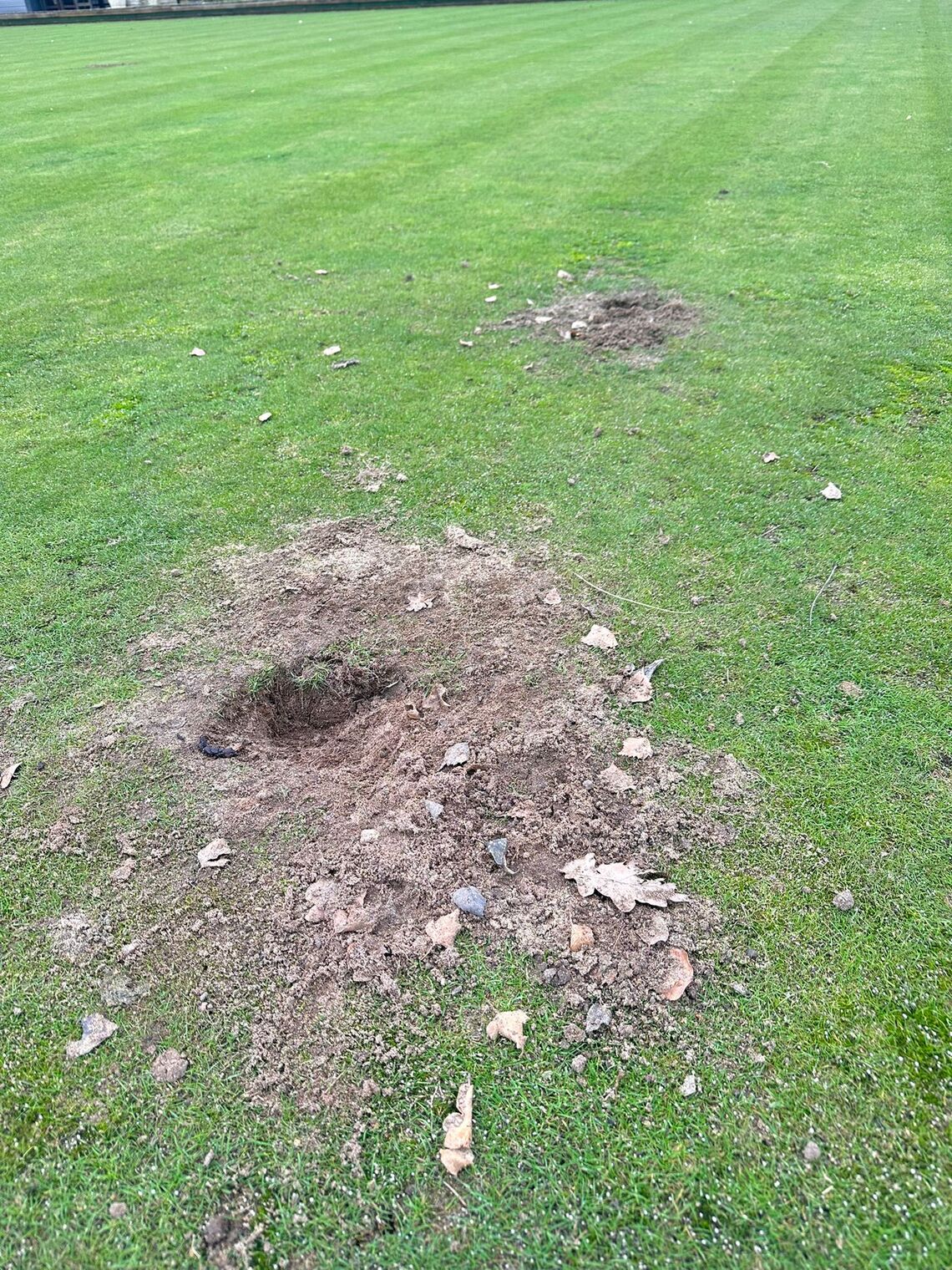 2025 Damage to the Green 28th Dec