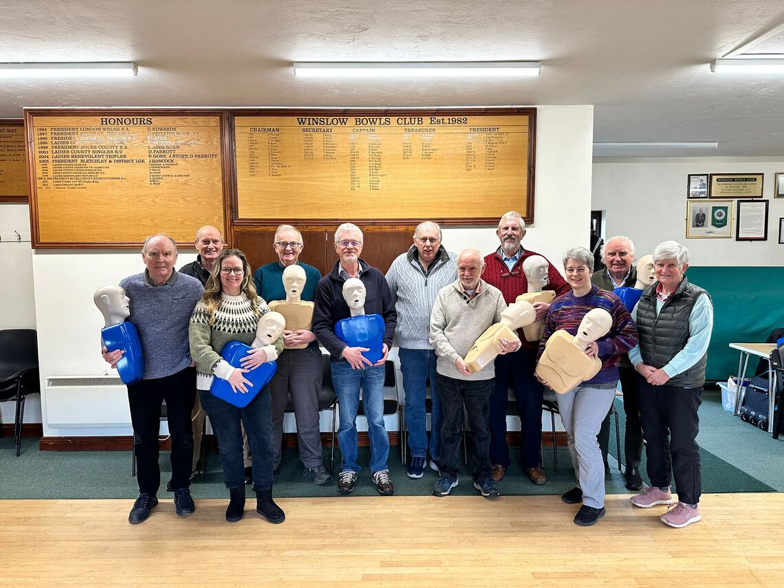 2025 Winslow bowls First Aid Course